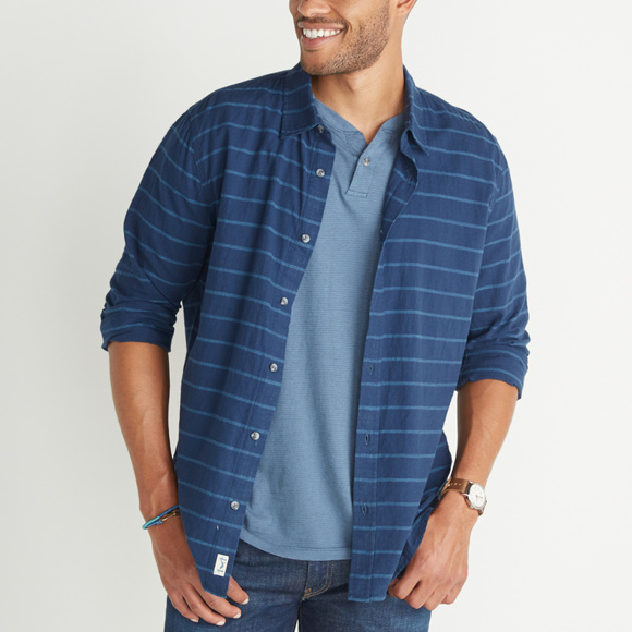 Marine Layer Other - MARINE LAYER - Nathan Button Down (DEEP INDIGO)